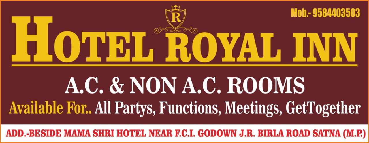 Hotel Royal Inn Satna Exterior foto